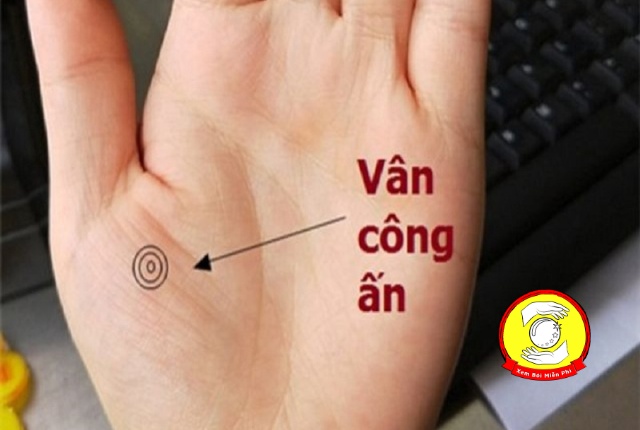 Vân công ấn trong lòng bàn tay